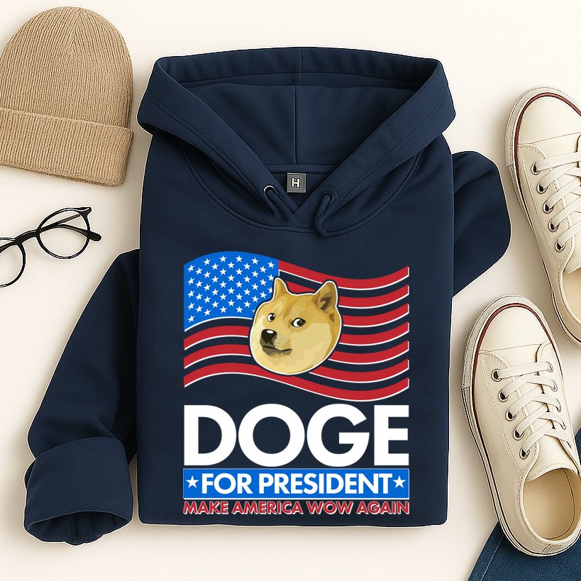 DOGE For President Make America Wow Again Hoodie
