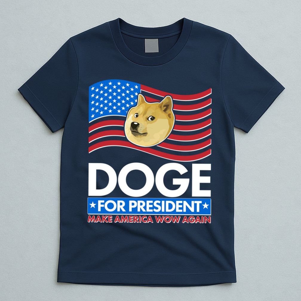 DOGE For President Make America Wow Again T-Shirt