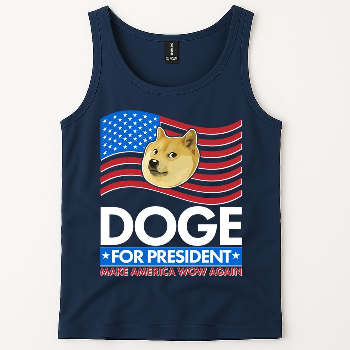 DOGE For President Make America Wow Again Tank Top