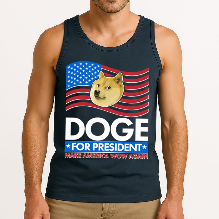 DOGE For President Make America Wow Again Tank Top