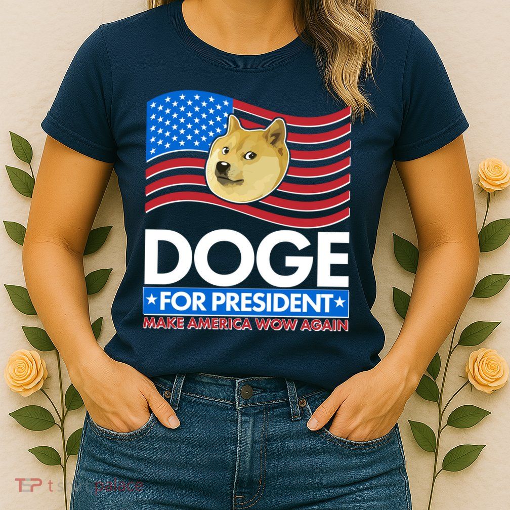 DOGE For President Make America Wow Again Womens T-Shirt