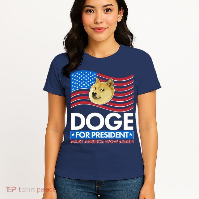 DOGE For President Make America Wow Again Womens T-Shirt