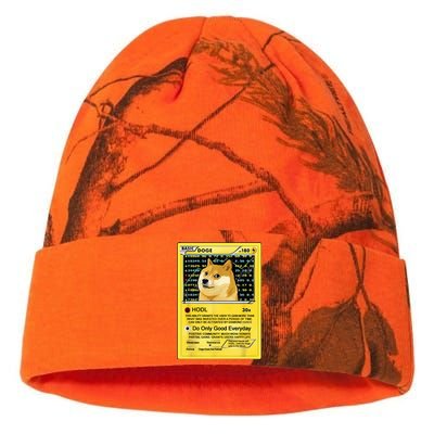 Doge HODL Card Crypto Currency Funny Kati Licensed 12" Camo Beanie