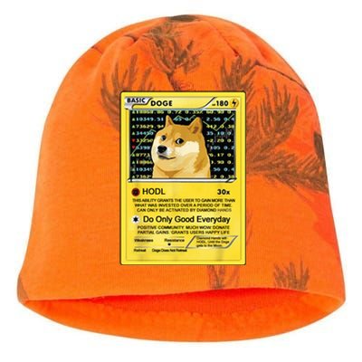 Doge HODL Card Crypto Currency Funny Kati - Camo Knit Beanie