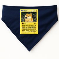 Doge HODL Card Crypto Currency Funny USA-Made Doggie Bandana
