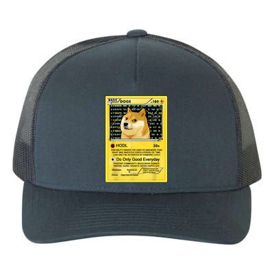 Doge HODL Card Crypto Currency Funny Yupoong Adult 5-Panel Trucker Hat