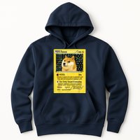 Doge HODL Card Crypto Currency Funny Hoodie