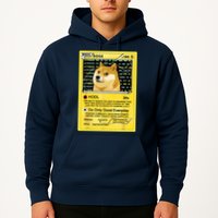 Doge HODL Card Crypto Currency Funny Hoodie