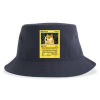 Doge HODL Card Crypto Currency Funny Sustainable Bucket Hat