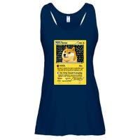 Doge HODL Card Crypto Currency Funny Ladies Essential Flowy Tank