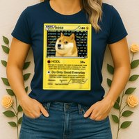 Doge HODL Card Crypto Currency Funny Womens T-Shirt