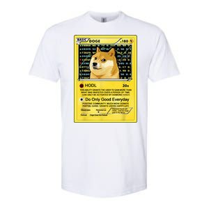 Doge HODL Card Crypto Currency Funny Softstyle CVC T-Shirt