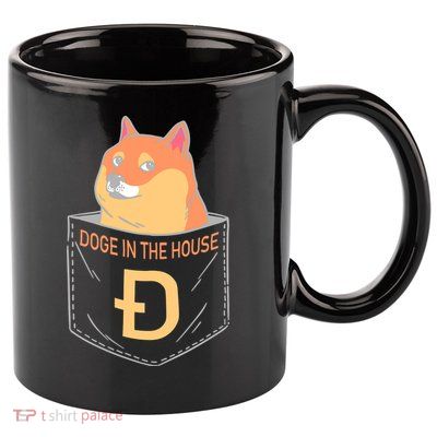 Doge In The House Pocket 11oz C Handle Ceramic Mug