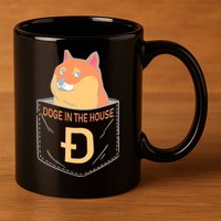 Doge In The House Pocket 11oz C Handle Ceramic Mug