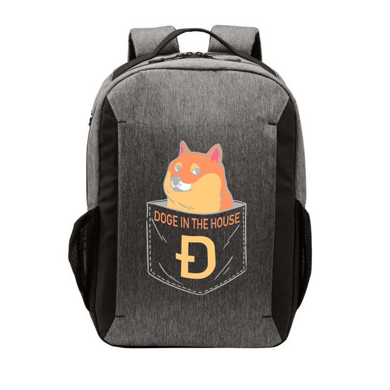 Doge In The House Pocket Vector Backpack
