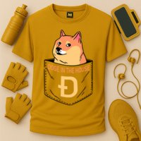 Doge In The House Pocket Cooling Performance Crew T-Shirt