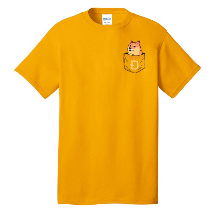 Doge In The House Pocket Tall T-Shirt