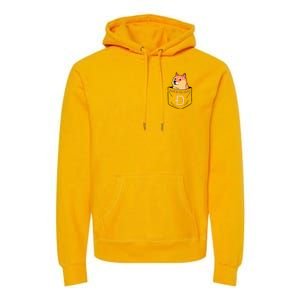 Doge In The House Pocket Premium Hoodie