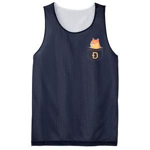 Doge In The House Pocket Mesh Reversible Basketball Jersey Tank