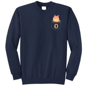 Doge In The House Pocket Tall Sweatshirt