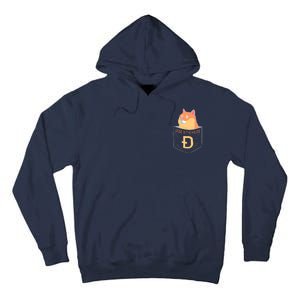 Doge In The House Pocket Tall Hoodie