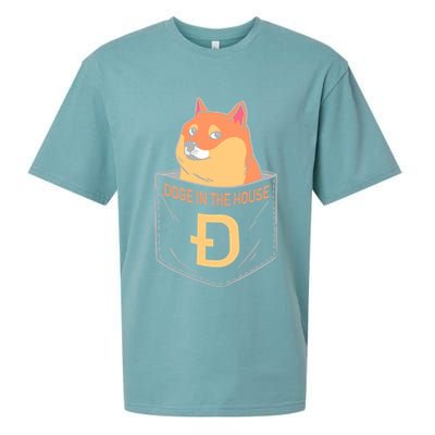 Doge In The House Pocket Sueded Cloud Jersey T-Shirt
