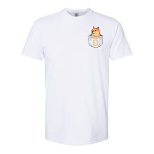 Doge In The House Pocket Softstyle CVC T-Shirt