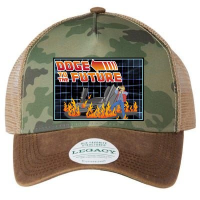 Doge To The Future Legacy Tie Dye Trucker Hat
