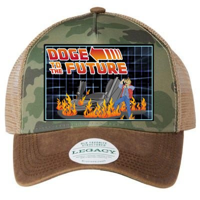 Doge To The Future Legacy Tie Dye Trucker Hat