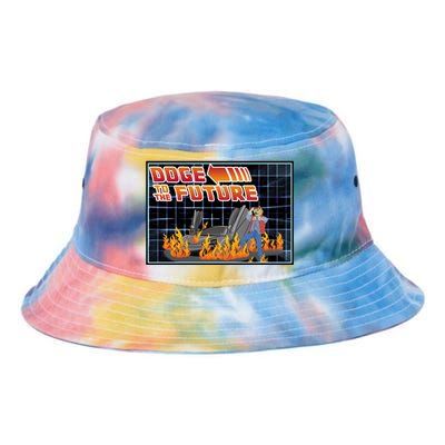 Doge To The Future Tie Dye Newport Bucket Hat