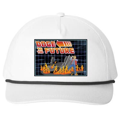 Doge To The Future Snapback Five-Panel Rope Hat