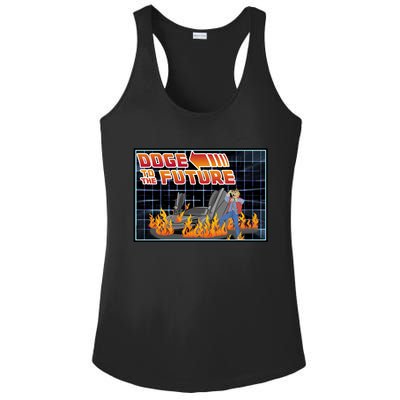 Doge To The Future Ladies PosiCharge Competitor Racerback Tank