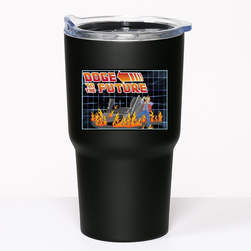 Doge To The Future Tumbler