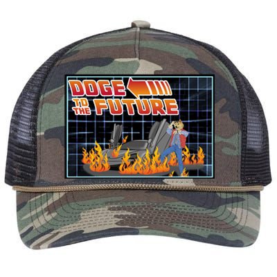 Doge To The Future Retro Rope Trucker Hat Cap