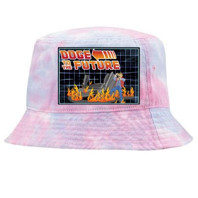 Doge To The Future Tie-Dyed Bucket Hat