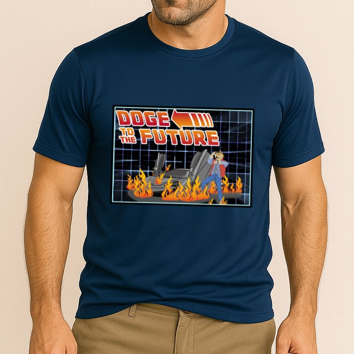 Doge To The Future Cooling Performance Crew T-Shirt
