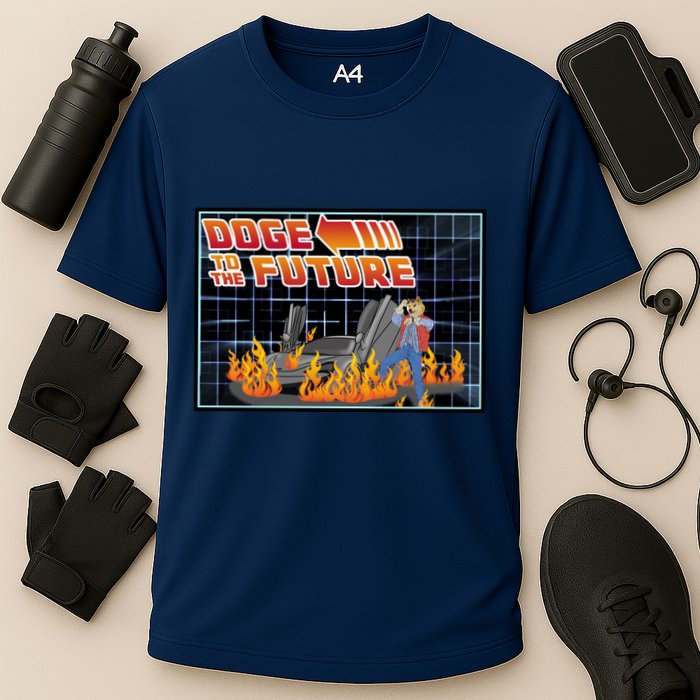 Doge To The Future Cooling Performance Crew T-Shirt