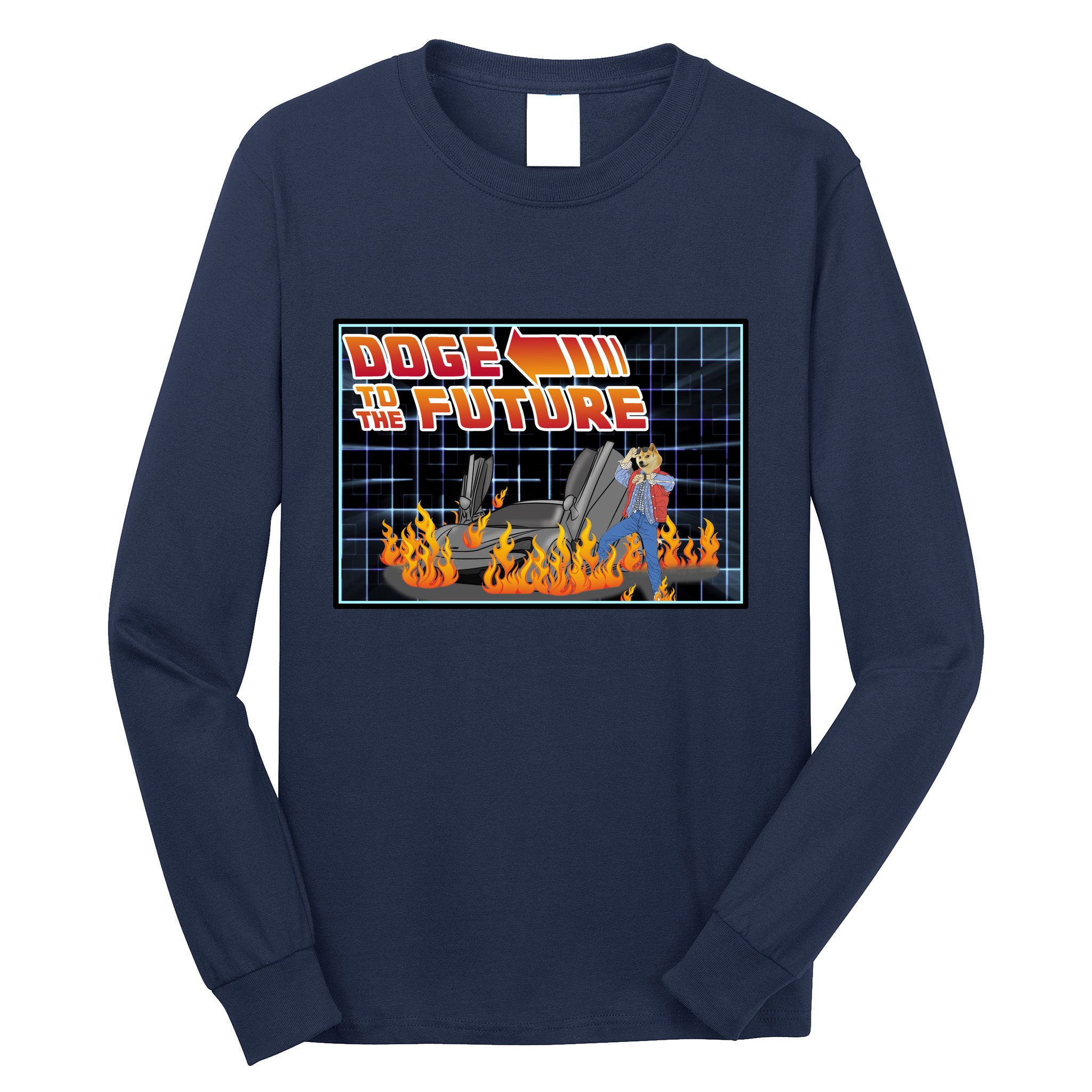 Doge To The Future Long Sleeve Shirt