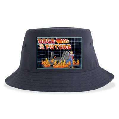 Doge To The Future Sustainable Bucket Hat