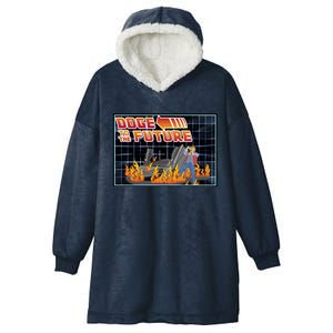 Doge To The Future Hooded Wearable Blanket