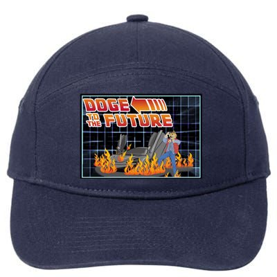 Doge To The Future 7-Panel Snapback Hat