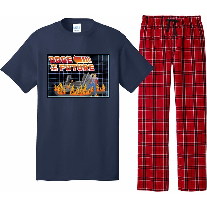 Doge To The Future Pajama Set