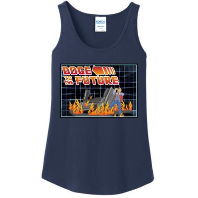 Doge To The Future Ladies Essential Tank