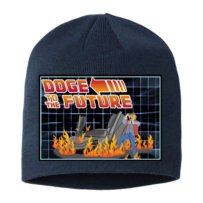 Doge To The Future Sustainable Beanie