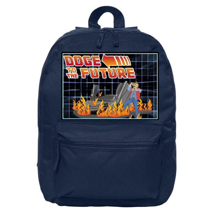 Doge To The Future 16 in Basic Backpack