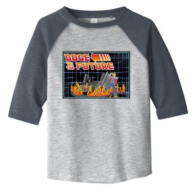 Doge To The Future Toddler Fine Jersey T-Shirt