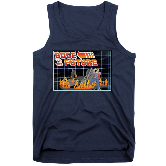 Doge To The Future Tank Top