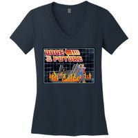 Doge To The Future Women's V-Neck T-Shirt