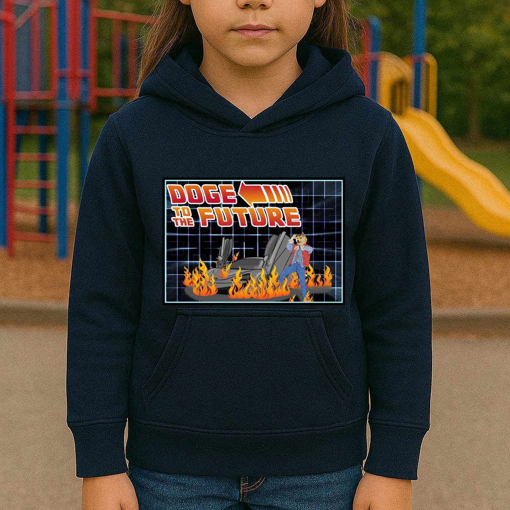 Doge To The Future Kids Hoodie