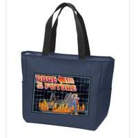 Doge To The Future Zip Tote Bag